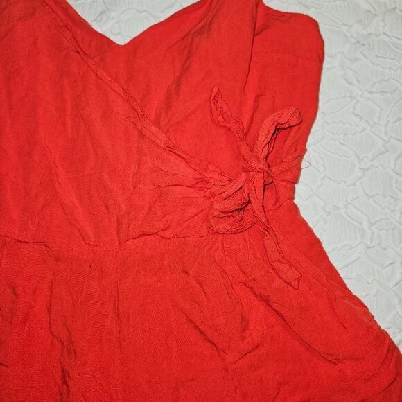 Clothing Los Angeles Red Romper size Med - Picture 4 of 4
